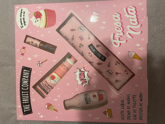 COFFRET 4 PIÈCES THE FRUIT COMPANY FRAISE CHANTILLY