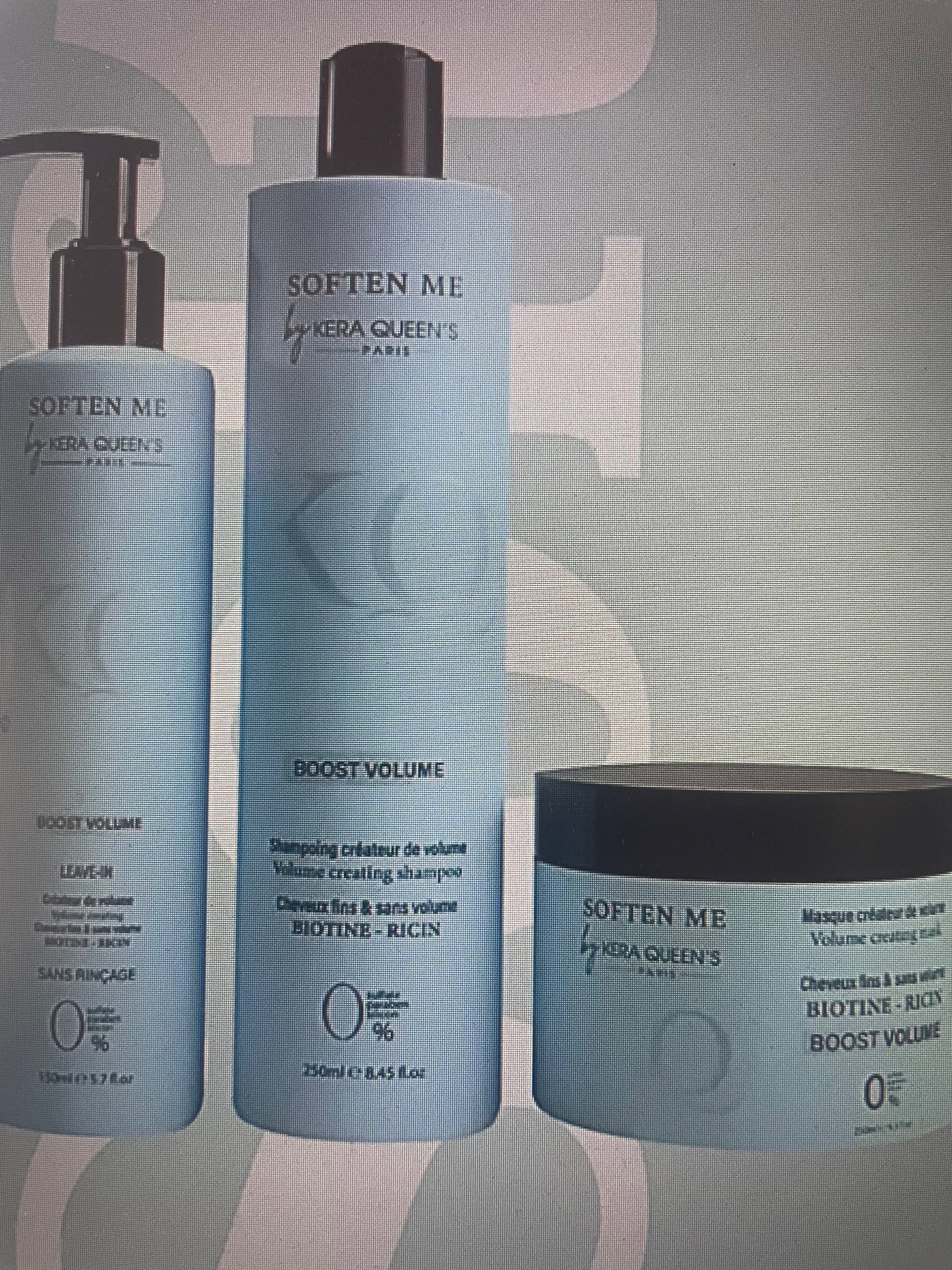 Shampoing+ masque, cheveux fin & sans volume