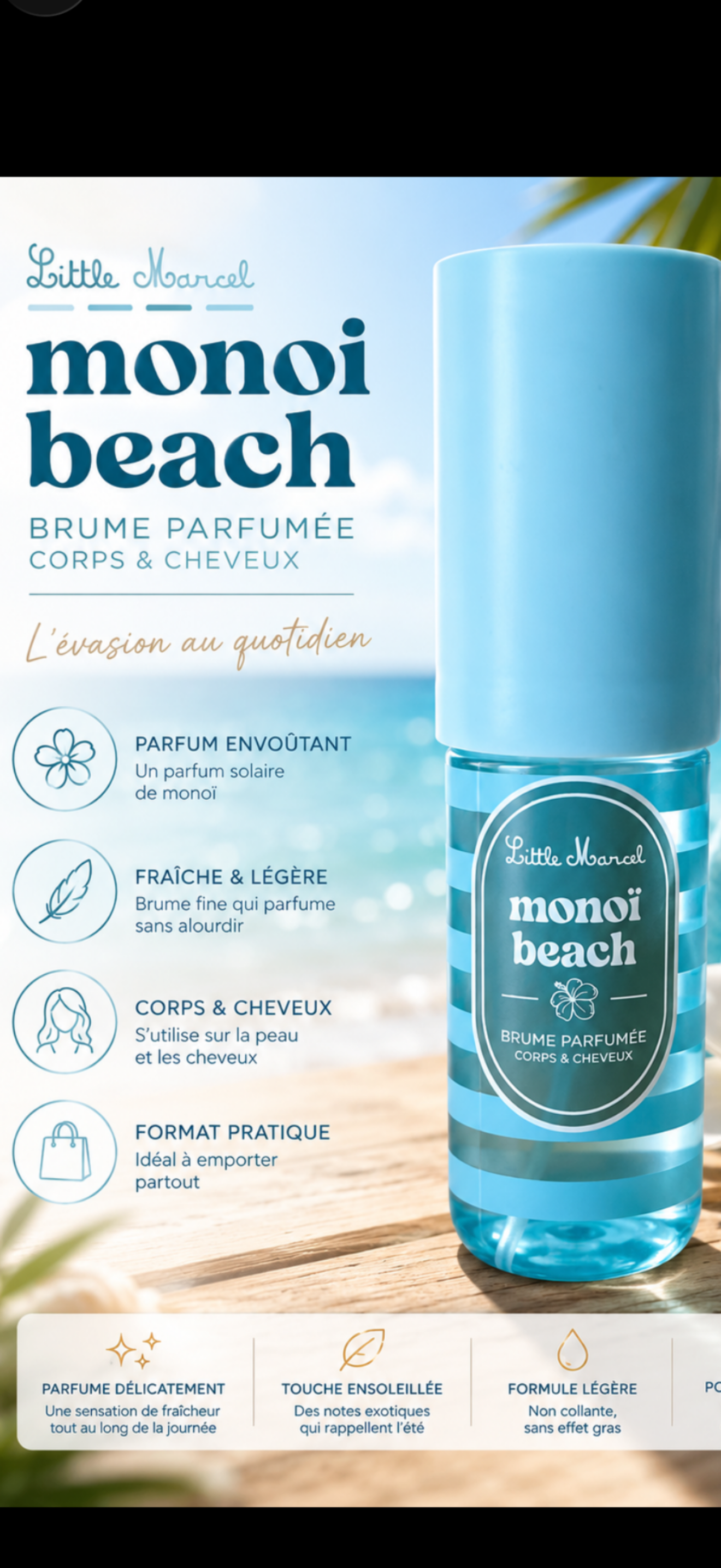 Brume Parfumé Monoi Beach -Little Marcel