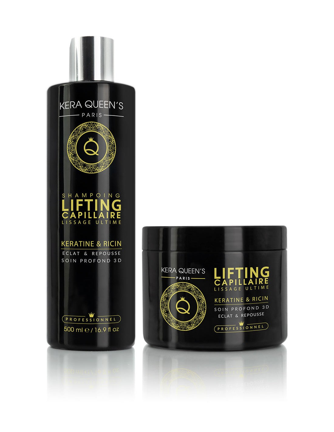 Shampoing Lissage Ultime kératine et Ricin éclat et repousse