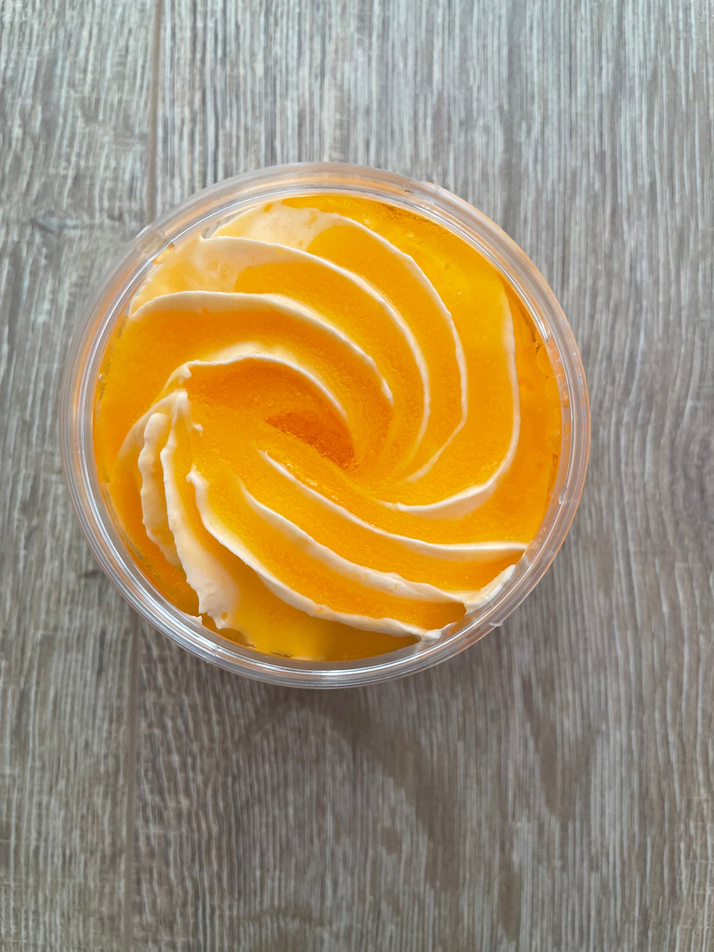 Chantilly de douche et de bain Mangue et son coulis 100 g   Artisanal