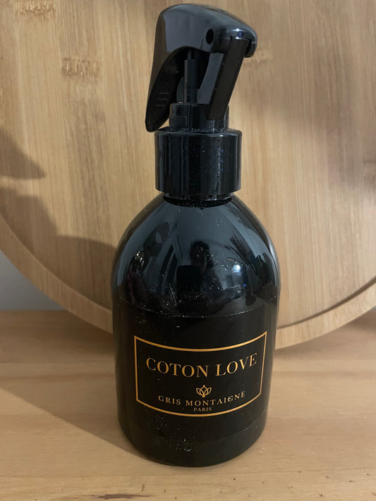 Spray textile Coton Love Gris Montaigne