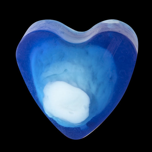 Savon glycérine cœur parfum "Blue sensation"