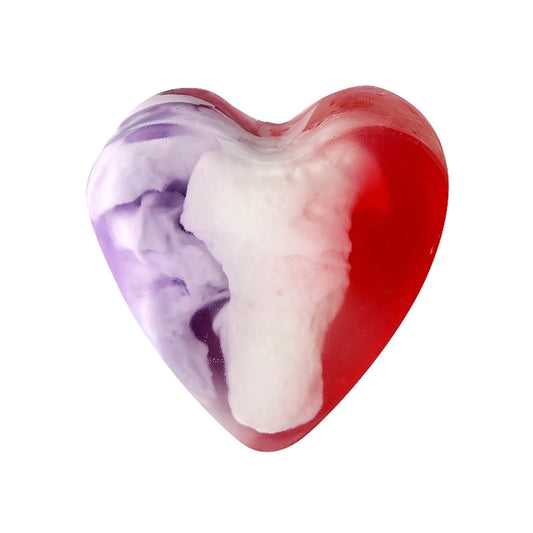 Savon glycérine cœur parfum Violette -